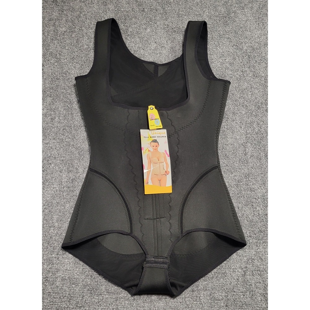 Full Body Shaper Tummy Girdle Waist Cincher Underbust Control Black Corset 0080